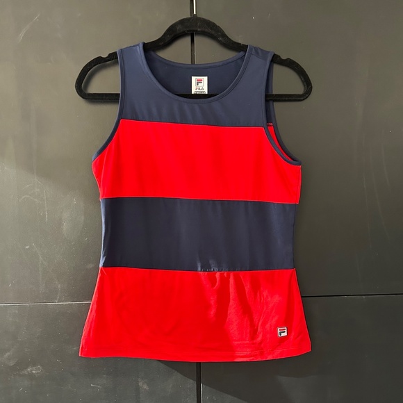 Fila heritage sleeveless tank Top Size Small Like New Condition - Picture 2 of 3